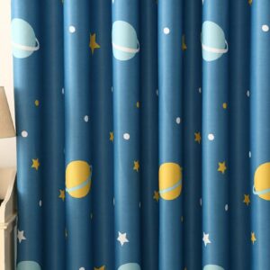Planeten gordijn - Leukekindergordijnen.nl