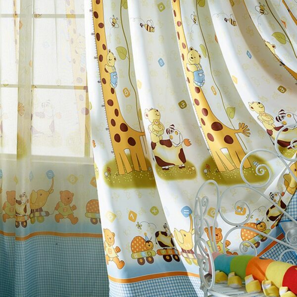 Giraffe gordijn