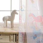 Paarden gordijn