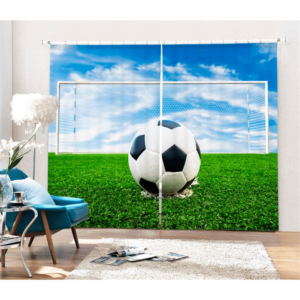 Voetbal gordijn