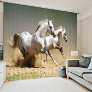 Paarden gordijn