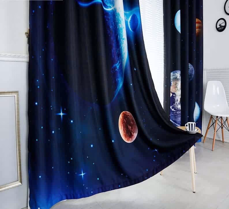 Planeten gordijn