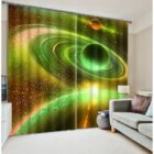 Planeten 3D gordijn