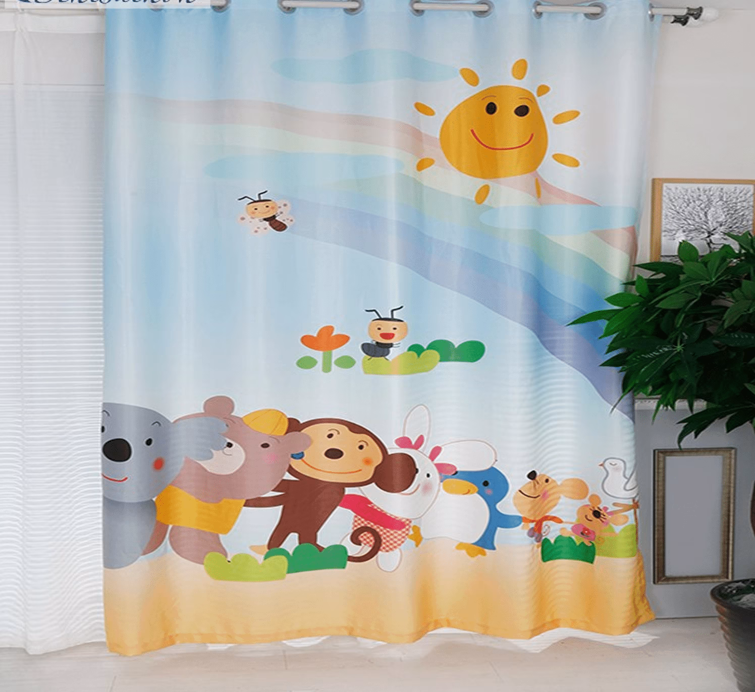 Dieren gordijn
