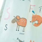 Dieren gordijn rood
