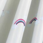 regenboog blauw gordijn