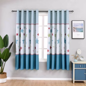 ster gordijnen blauw