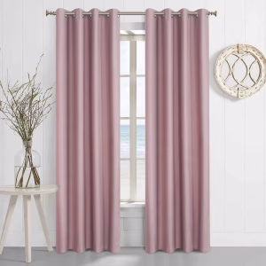 Licht Roze Verduisterings gordijnen 100% verduisterend