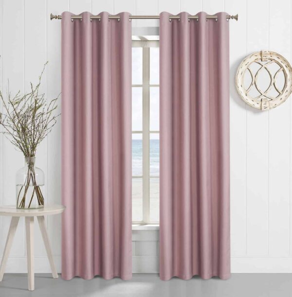 Verduisterings gordijnen 100% verduisterend licht roze
