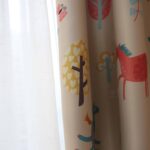 Paarden gordijn kleur taupe - Afbeelding 17