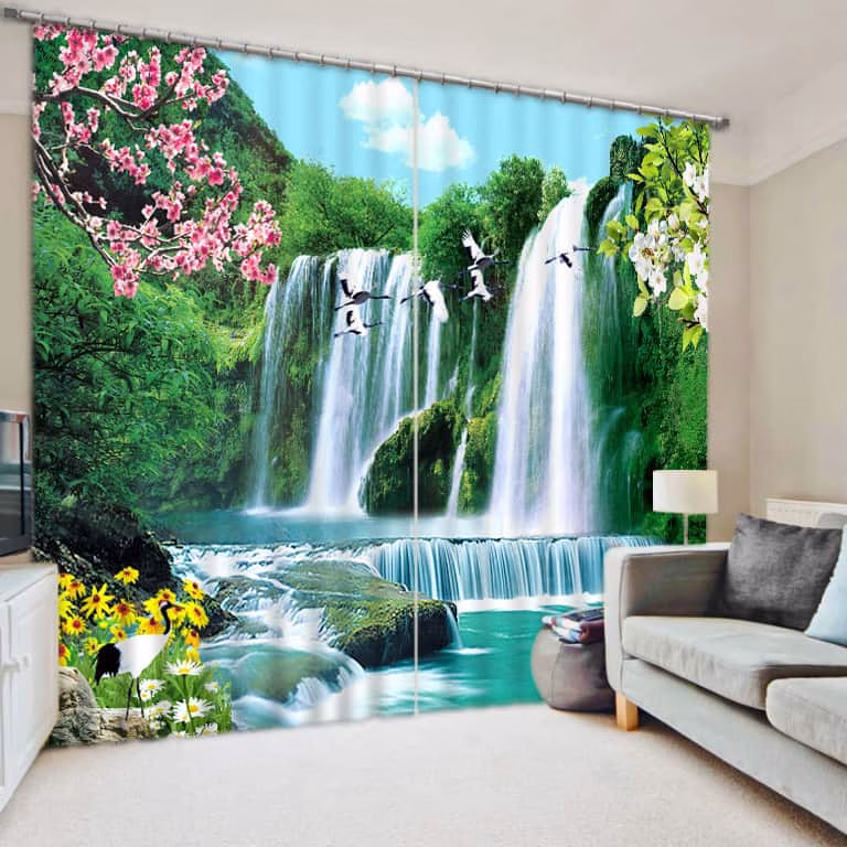 Waterval foto gordijn