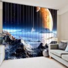 Planeet foto gordijn