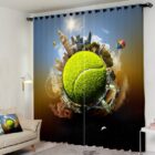 Tenniswereld gordijn