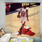 Michael Jordan gordijn