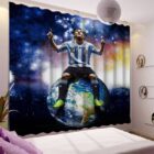 Messi foto gordijn