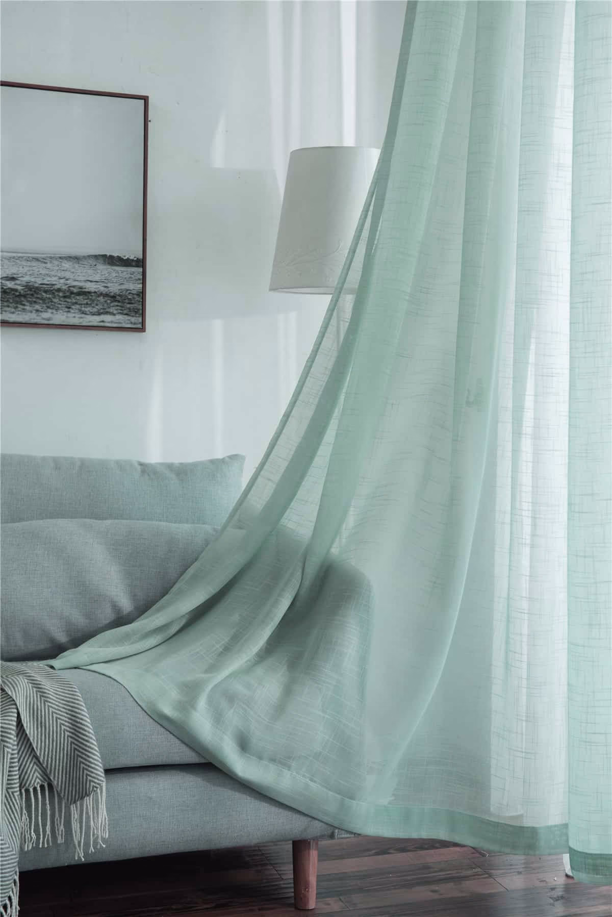 Turquoise vitrage
