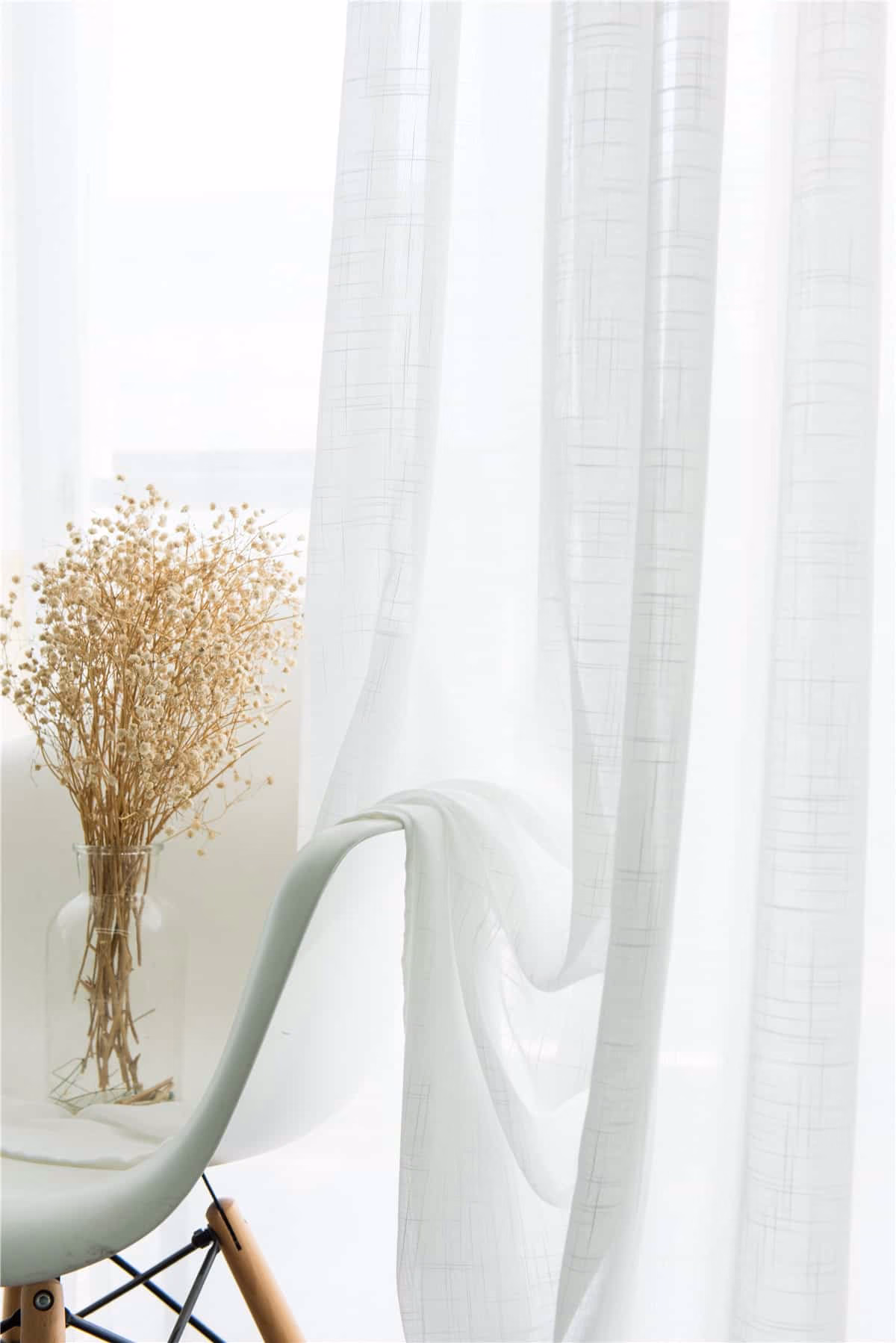 Witte vitrage