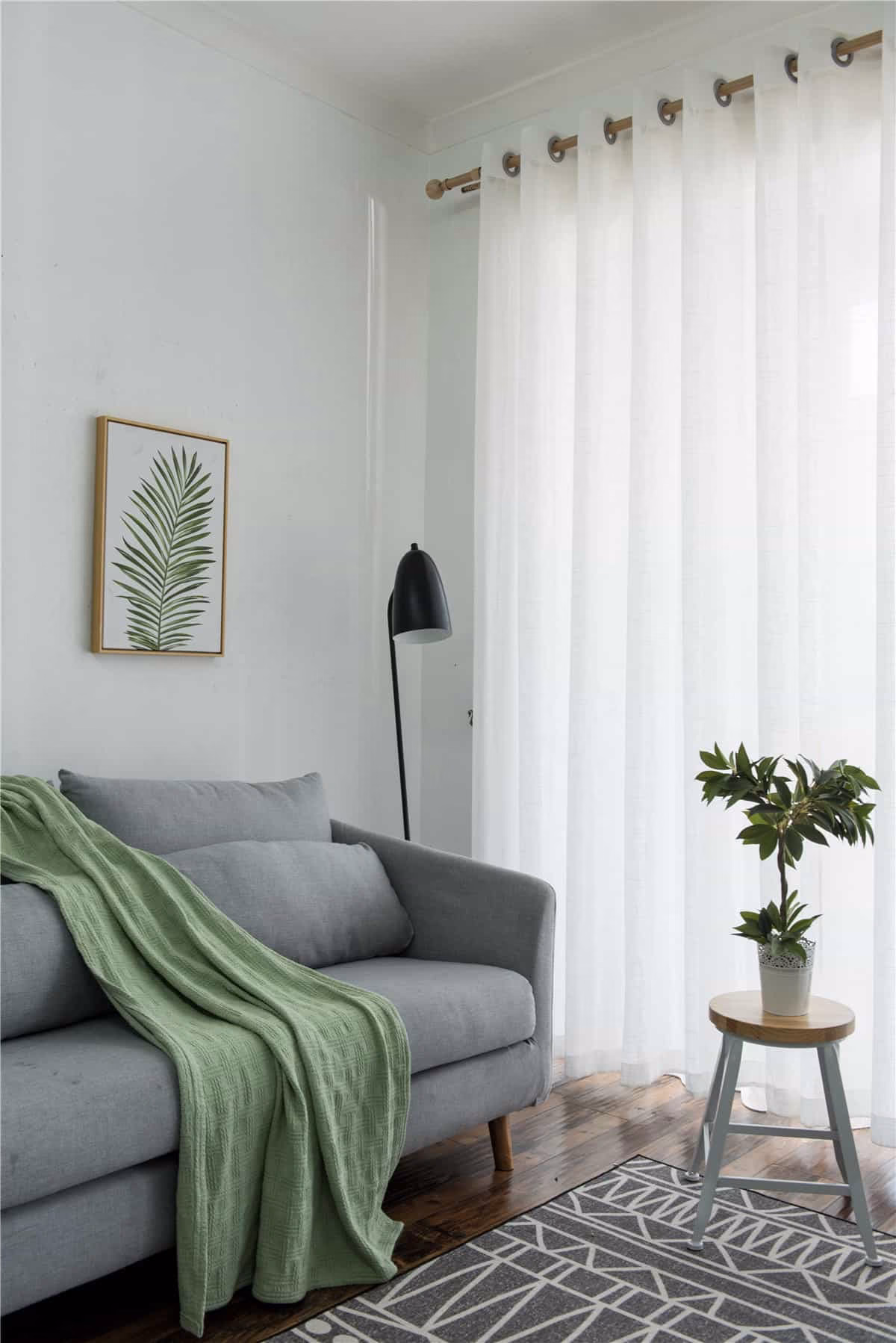 Witte vitrage