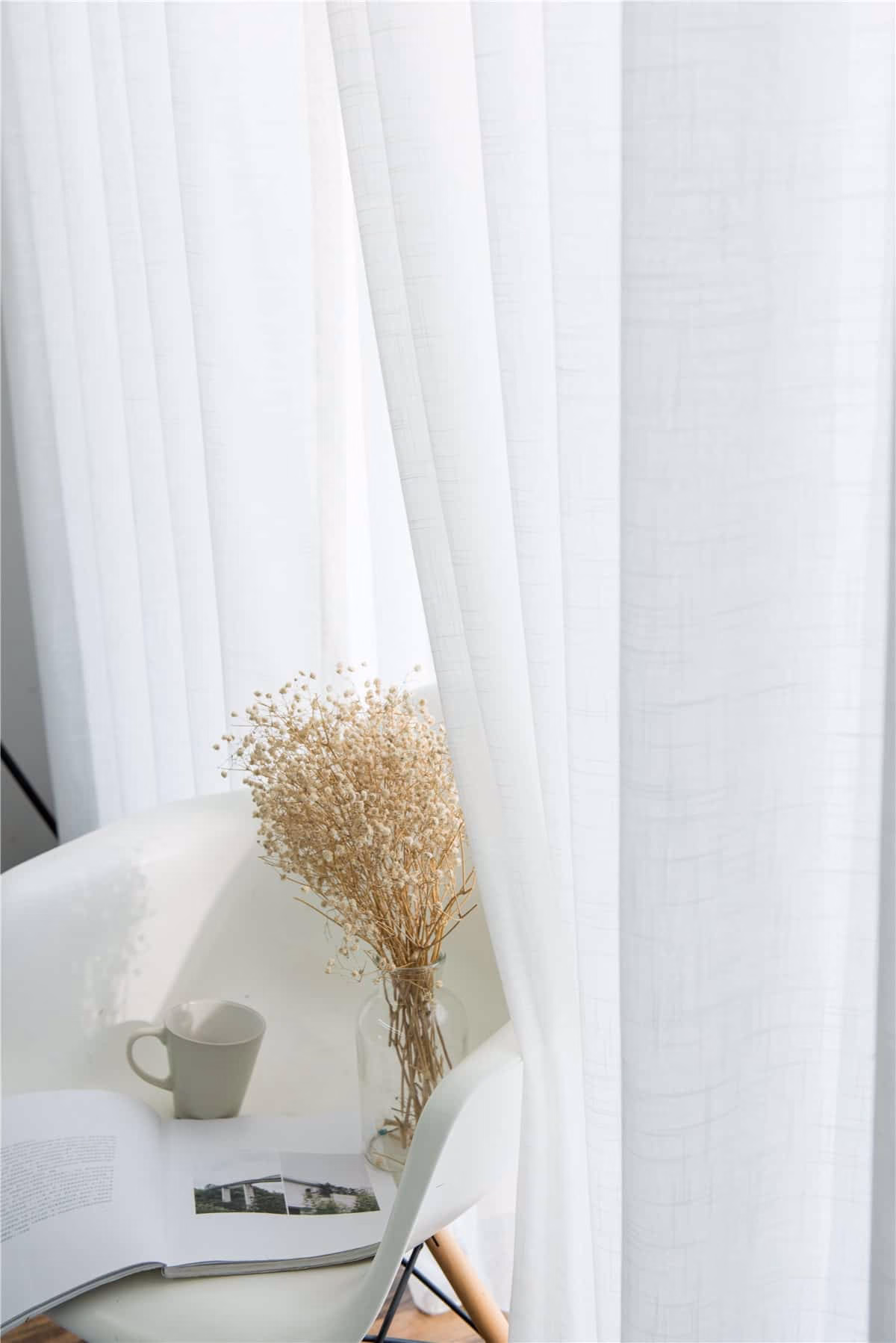Witte vitrage
