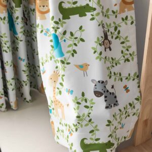 Dieren gordijn - leukekindergordijnen.nl