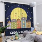 maan gordijnen kinderkamer