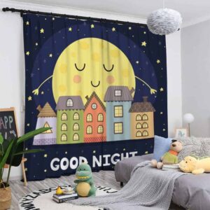 maan gordijnen kinderkamer