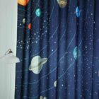 Ruimte Planeten gordijnen kinderkamer - Afbeelding 6