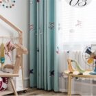 Vliegtuig gordijnen kinderkamer