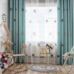 Vliegtuig gordijnen kinderkamer