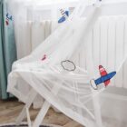Vliegtuig gordijnen kinderkamer