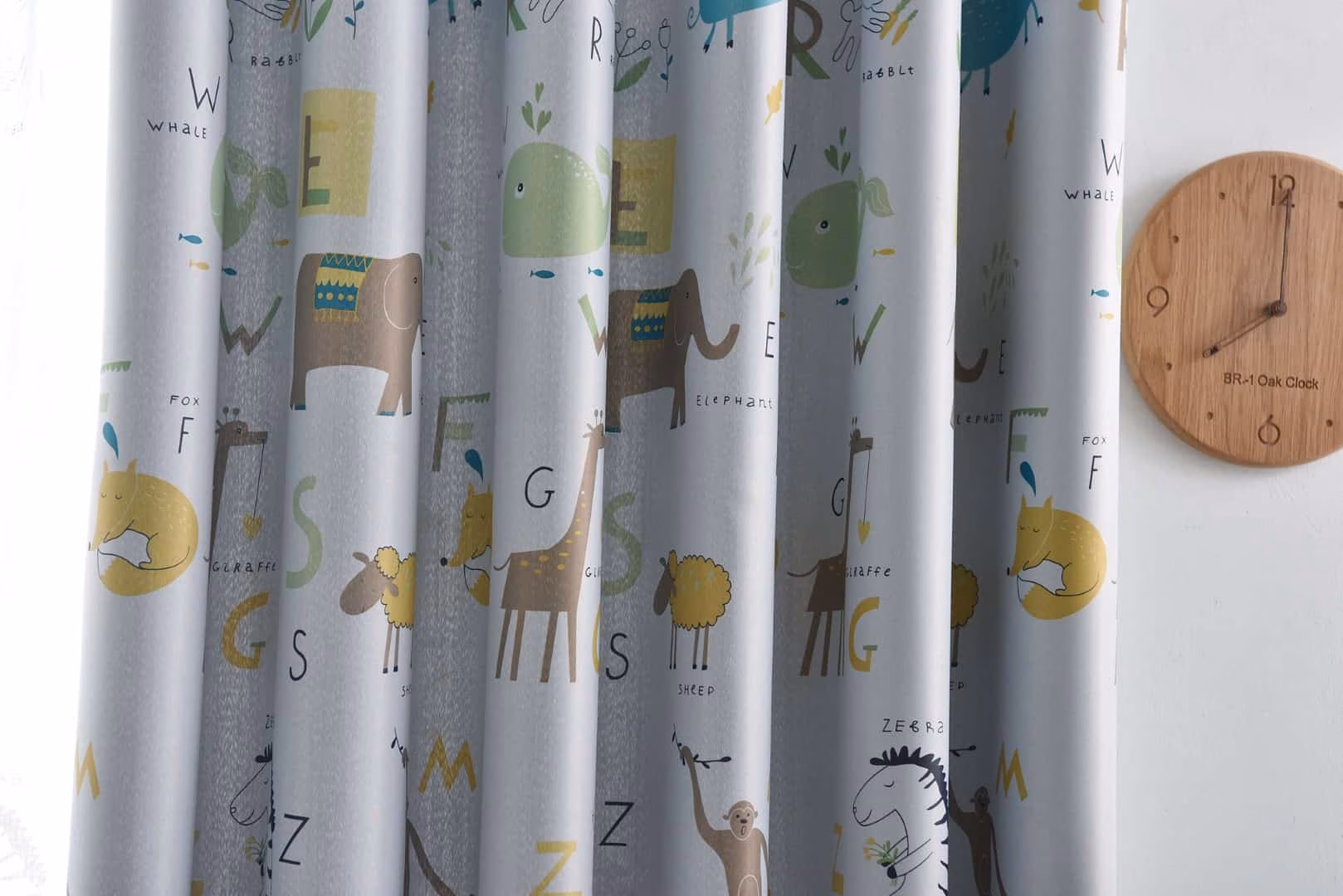 Safari Dieren - Leukekindergordijnen