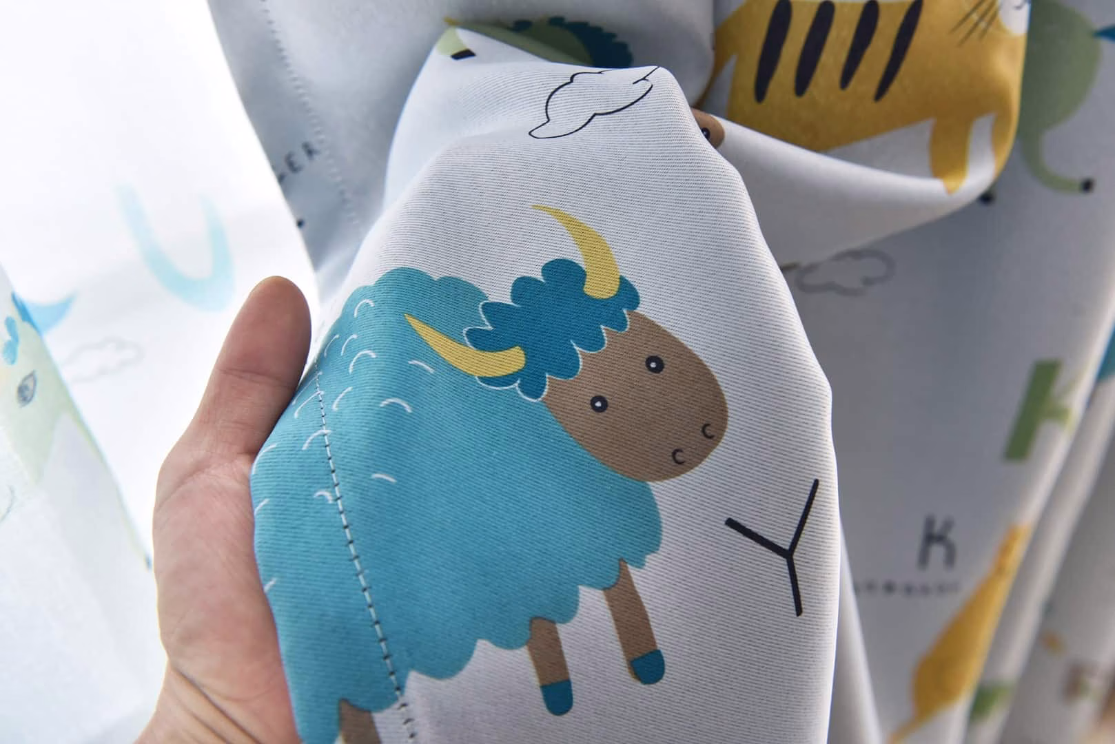 Safari Dieren - Leukekindergordijnen