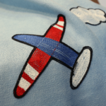 Vliegtuig gordijnen blauw - Afbeelding 2