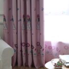 Bloemen Prinses Kleur Roze - Leukekindergordijn.nl