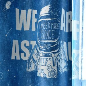 Astronaut gordijnen - Leukekindergordijnen.nl