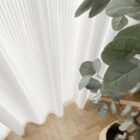 Witte vitrage verticale strepen