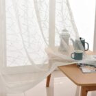 Elegante strepen vitrage