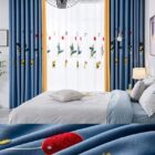 Dino gordijnen kleur blauw - Afbeelding 3
