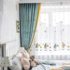Walvis Zeilboot kinderkamer gordijnen - Leukekindergordijnen