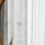 Dieren gordijnen wit grijs - Afbeelding 8
