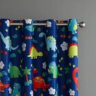 Dinos kinderkamer gordijnen