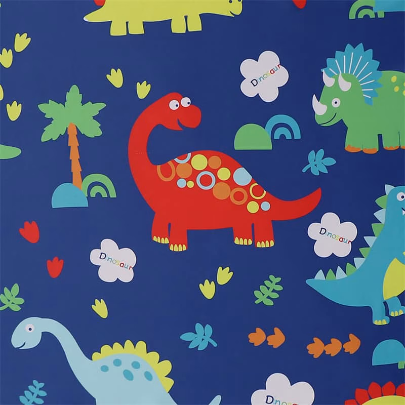 Dinos kinderkamer gordijnen