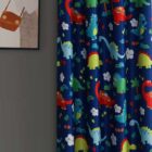 Dino gordijnen kinderkamer