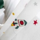 raket ruimte vitrage kinderkamer gordijnen vitrages