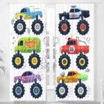 Bigfoot Monstertruck kinderkamer gordijnen - Leukekindergordijnen.nl