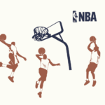 NBA Basketbal gordijnen