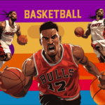 NBA Basketbal gordijnen