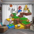 Super Mario kinderkamer gordijnen