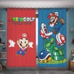 Super Mario kinderkamer gordijnen