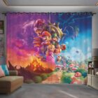 Super Mario kinderkamer gordijnen